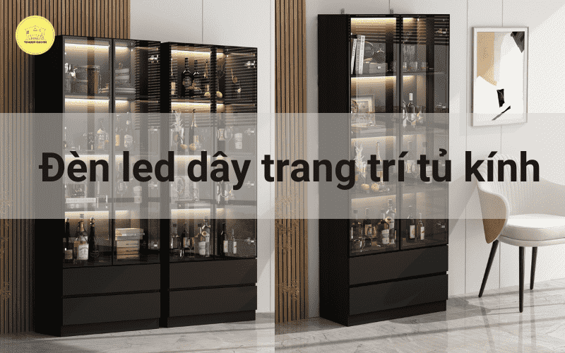 Đèn LED dây trang trí tủ kính